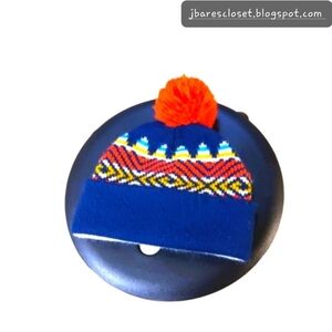 Old Navy Men's Winter Hat One size Navy/Orange